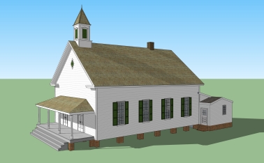 <span>Conceptual Rendering Historic Woolsey Church:</span> by Ryan Arvay